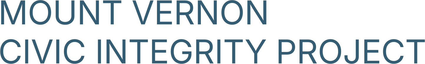 mount vernon civic integrity project website name